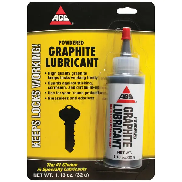 Ags MZ-5 Extra Fine Powdered Graphite Lubricant 1.13 Oz Locks and Mechanisms