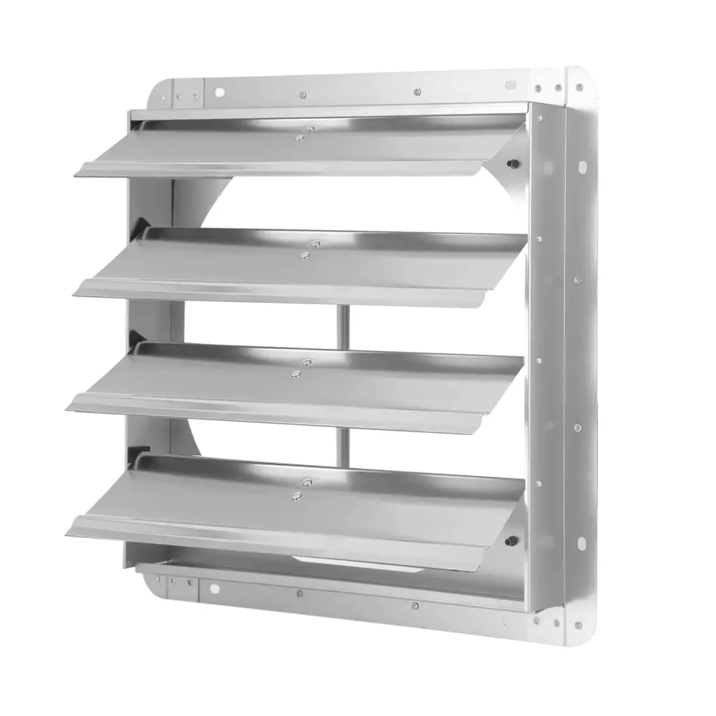 Ipower 16 Inch Square Light Metal Automatic Gravity Shutter Louver Vent Home Ventilation w1134dhs