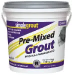 Custom Building Products Pre-Mixed Grout 1 Gallon Haystack Quick and Easy Tile Grouting