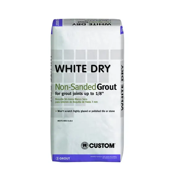 Custom Building Products WDG25 White Dry Grout 25 Lbs Tile and Stone