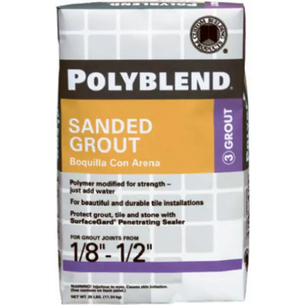 Polyblend PBG38225 25 Lb Sanded Tile Grout Bone Color
