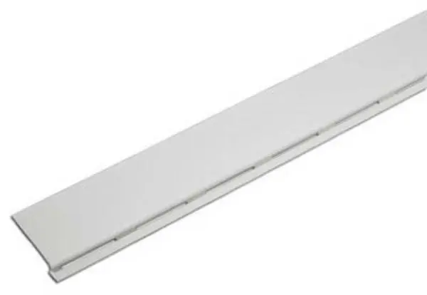 Amerimax PVC Gutter Cover 4 Feet Solid White