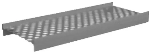 Genova RW115 4-1/2" x 5' White Gutter Guard