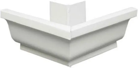Amerimax 27202 Aluminum Outside Mitre 5 Inch White Gutter Systems