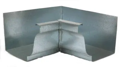Amerimax 29201 Galvanized-Steel Inside Gutter Mitre 5 Inch Mill Finish