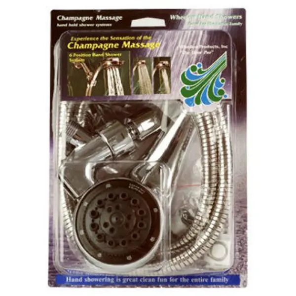 Whedon AFP6C Champagne Massage Hand Shower System 6-Position Chrome