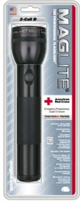 Maglite SS2D016 Standard Incandescent Flashlight 2 "D" Cell 27-Lumens Black