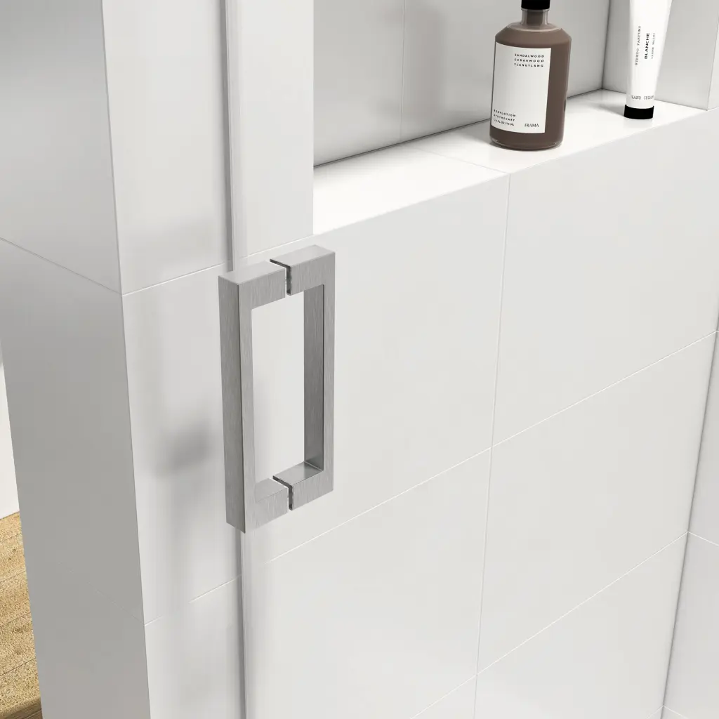 24D01P17 Chx Chrome Stainless Alloy Shower Door Handle Replacement bathin
