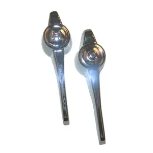 Lasco 01-4043 Pair Fit All Lavatory Sink Handle Chrome Plated Replacement