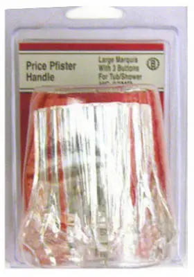 Lasco HC-92MB Clear Large Marquis Faucet Handle Price Pfister