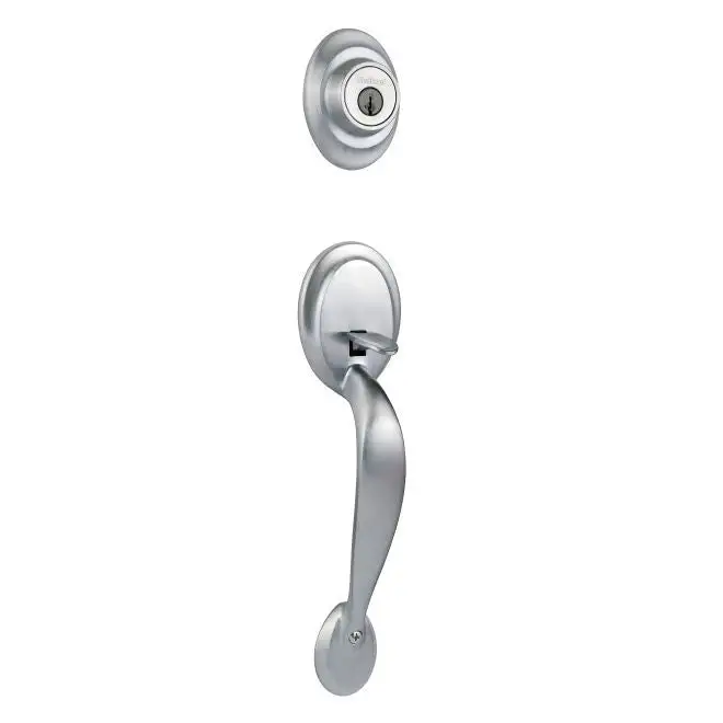 Amherst Double Cylinder Handleset - Builders Hardware Supplies Kwikset