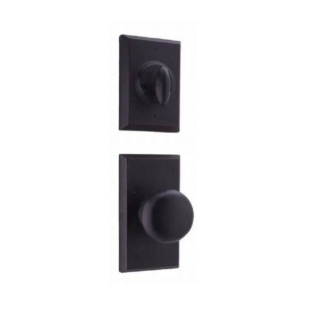 Weslock 07805--F20020 Wexford Interior Dummy Handleset Black Finish