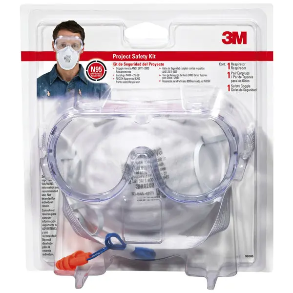 3M Tekk Protection Project Safety Kit 25 dB 3 Pieces Hearing Protection
