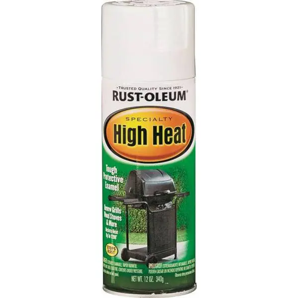 Rust-Oleum 7751-830 Specialty High Heat Spray Paint 12 Oz White Grills and Stoves