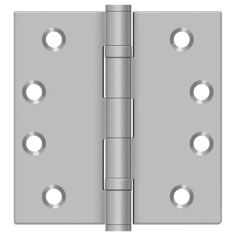 Deltana SS44R5U32D-R Full Mortise Door Hinge Satin Stainless Steel 4 Inch