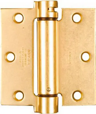 National Hardware N184-556 Mortise Spring Hinge 3-1/2" Dull Brass Door Installation