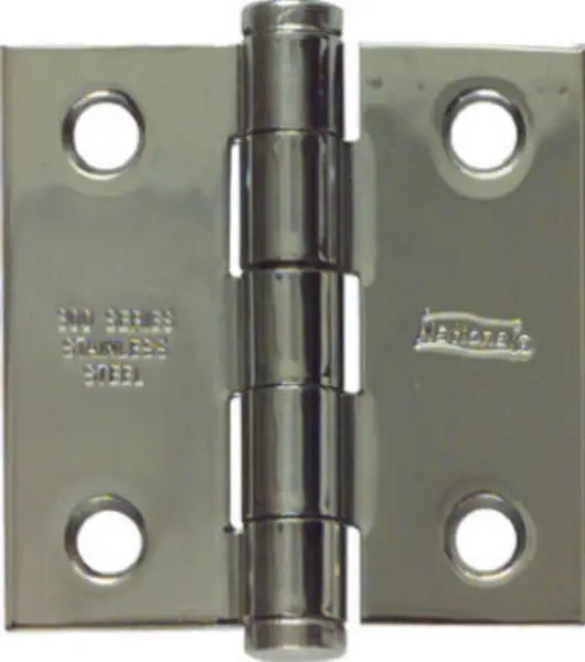 National Hardware N276-964 Square Corner Door Hinge 2 x 2 Inch Stainless Steel
