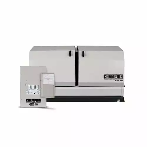 Champion 8.5-kW Home Standby Generator 50-Amp Indoor-Rated Automatic Transfer Switch (indoor switch not CA installation)