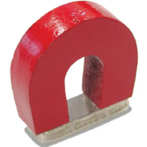 Master Magnetics 07279 Alnico Horseshoe Magnet Red Durable Classic Magnet Science and DIY
