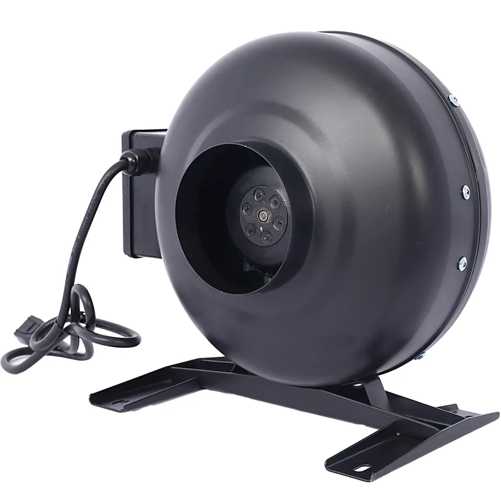 4 Inch 203 CFM Inline Duct Fan Air Circulation Vent Blower Hydroponics Grow Tent g-h
