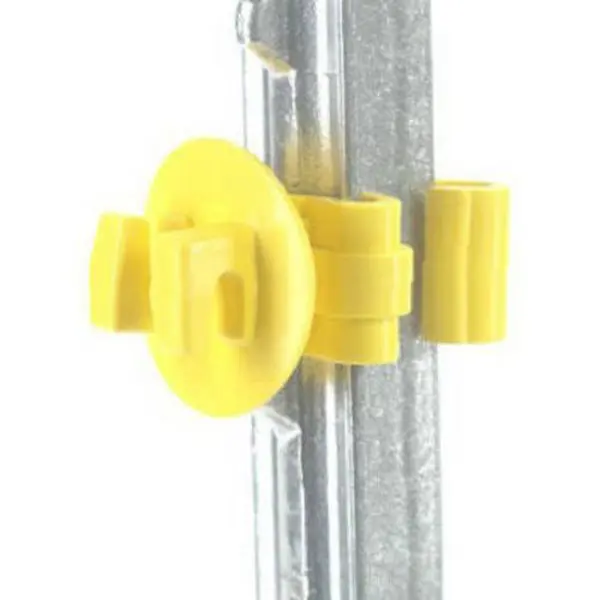 Dare SNUG-STP-25 Yellow Snug T-Post Insulator 25-Count Fencing