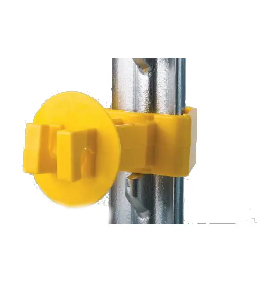Dare SNUG-XLSTP-25 Extra Long T-Post Insulator Yellow 25-Piece
