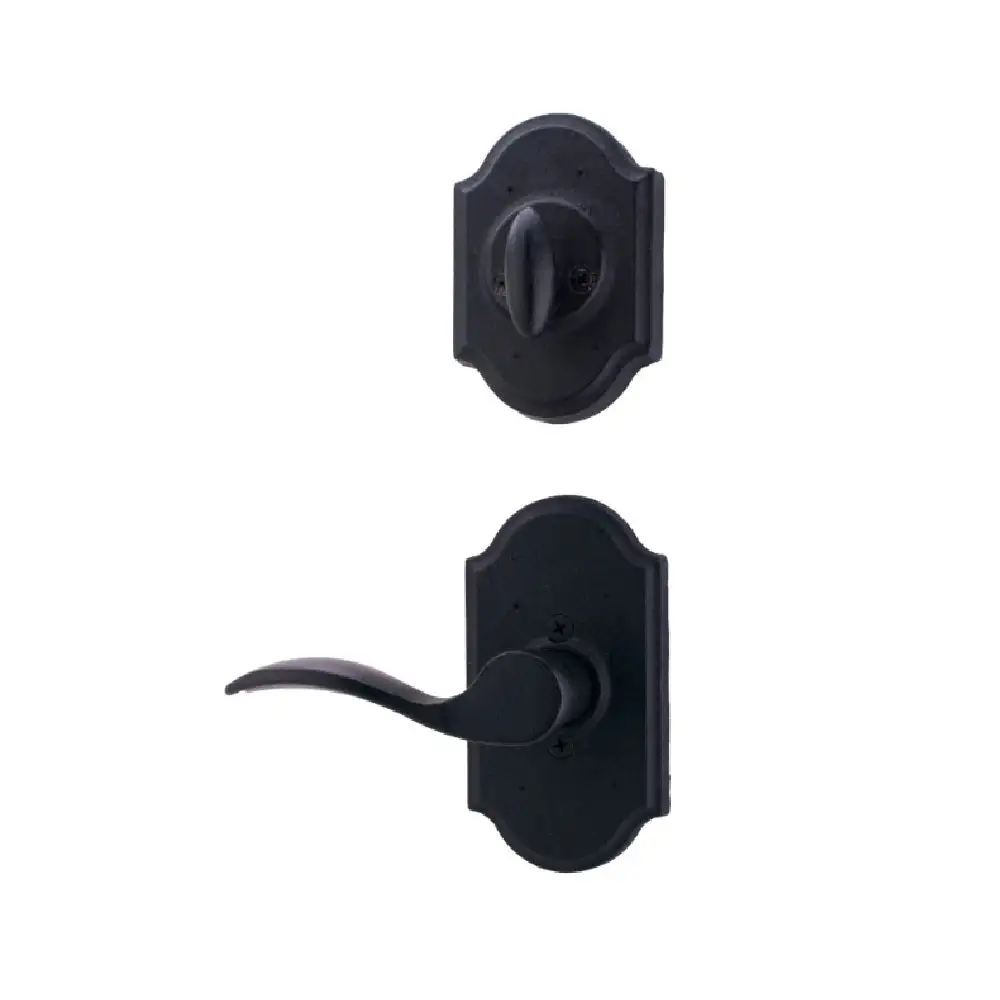 Weslock L7604-H1SL20 Left Hand Carlow Interior Interconnected Handleset Oil Rubbed Bronze