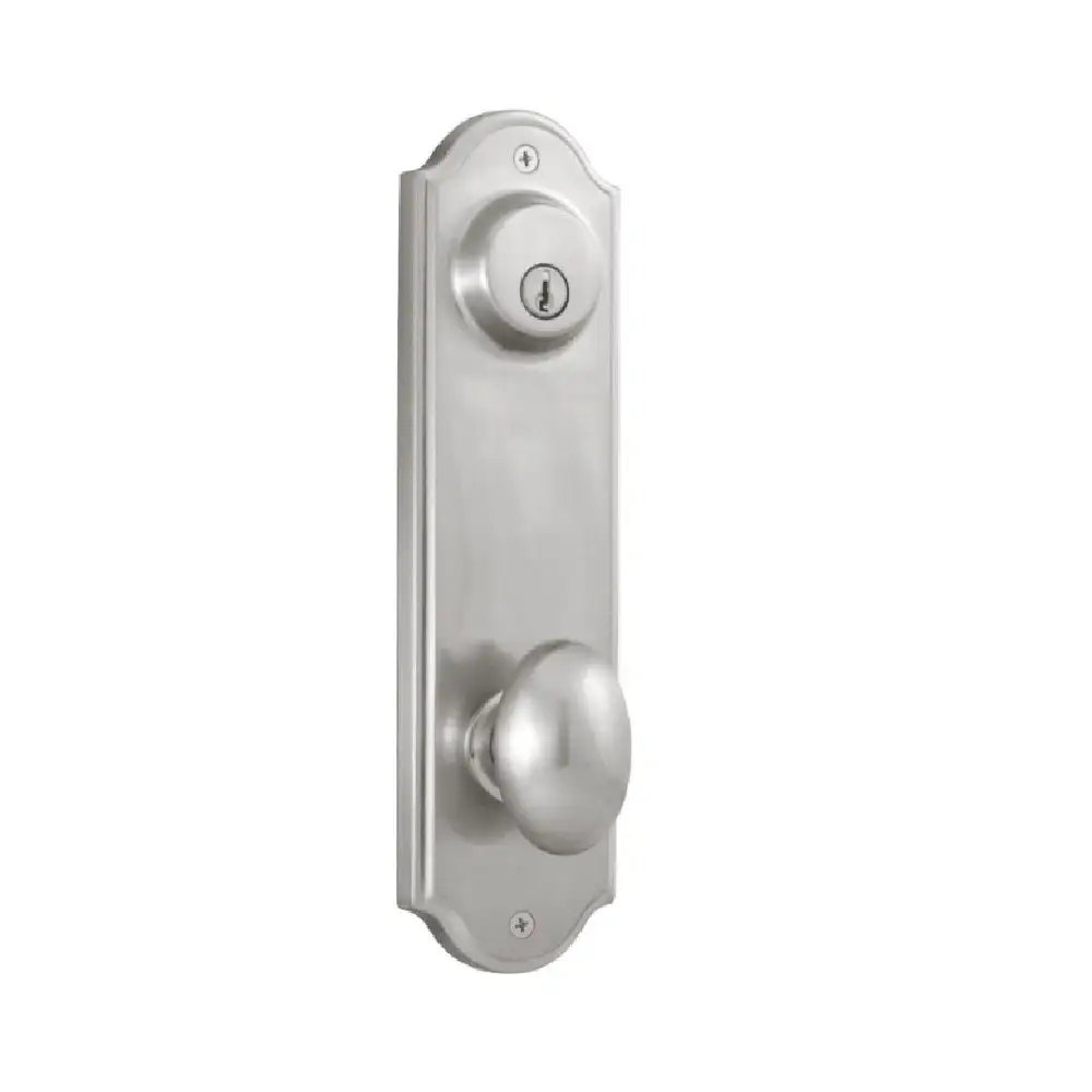Weslock 06205 Urbana Woodward Interior Dummy Handleset Satin Nickel