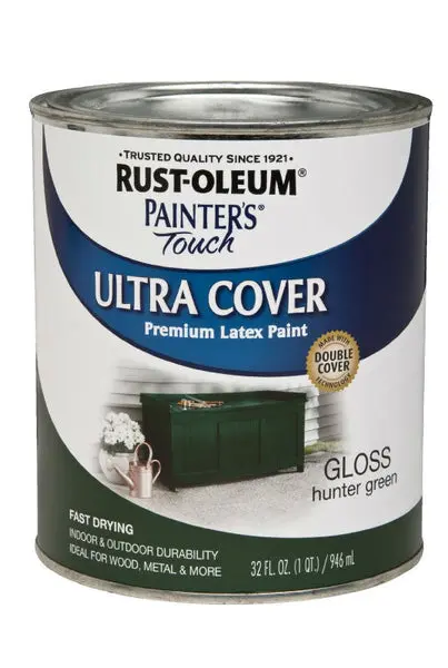 Rust-Oleum Painter's Touch Multi-Purpose Brush-On Paint 1 Qt Hunter Green