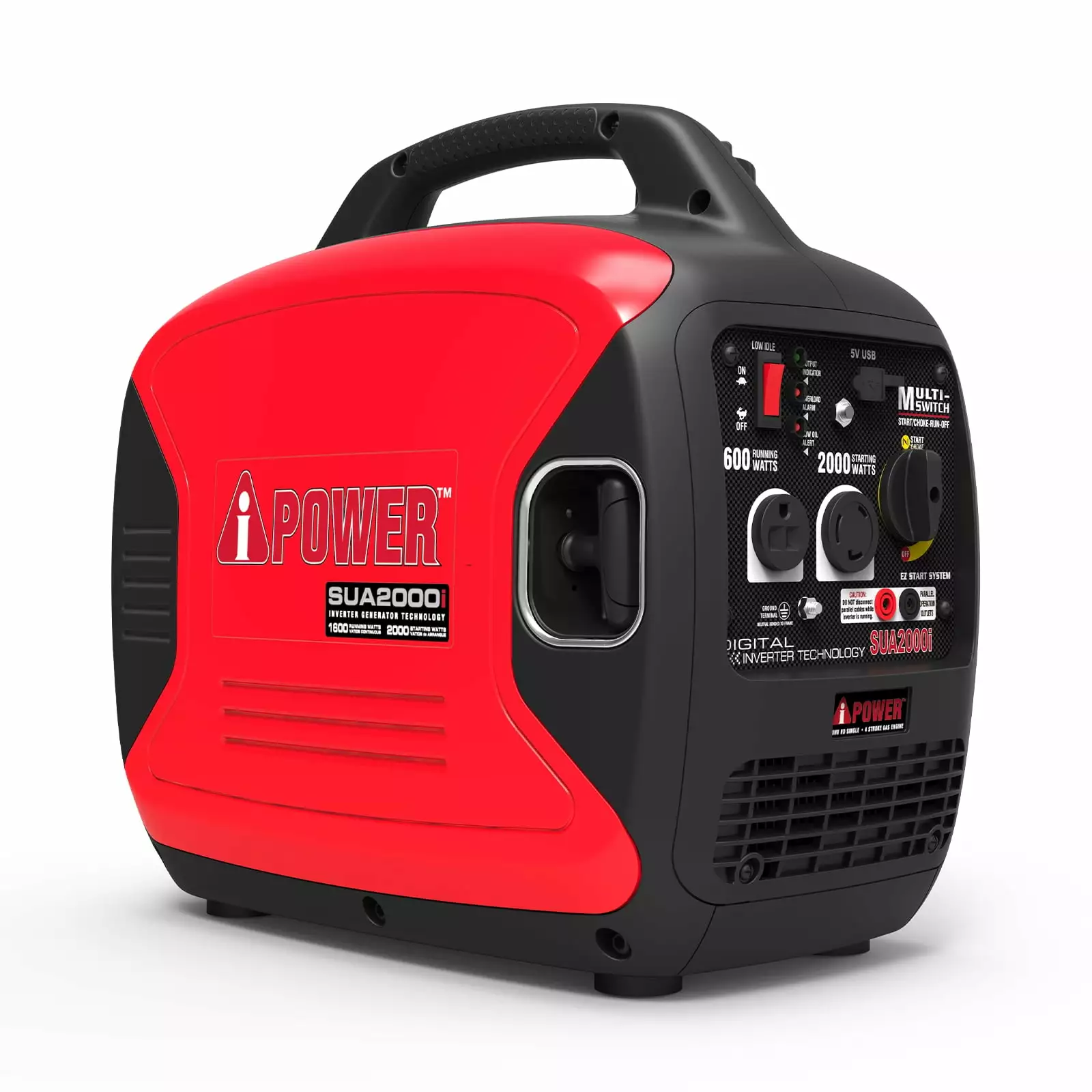 -iPower Travel-friendly Inverter Generator. 2000W Ultra-Quiet RV Ready. EPA Compliant. Small & Ultra Featherweight Backup ...