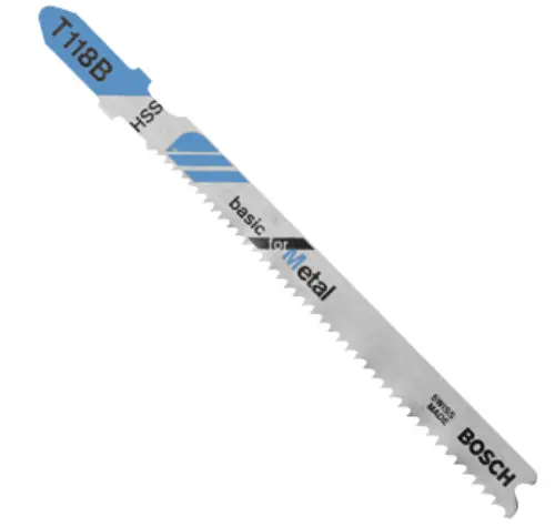 Bosch T118B 3" Metal Cutting T-Shank Jig Saw Blade 14 TPT 5-Pack