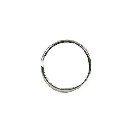 Hy-Ko KB108 Split Key Ring Tempered Steel 1-3/8 Inch 100-Pack Durable Key Organization