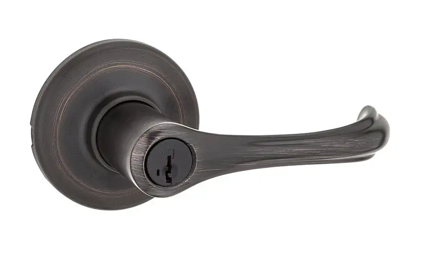 Kwikset 405BL 26D SMT Balboa Keyed Entry Lever - Satin Chrome