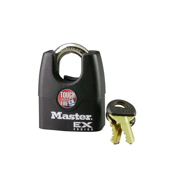 Master Lock 1DEX Laminated Steel Pin Tumbler Lock 1-3/4 Inch Secure Keyed Padlock