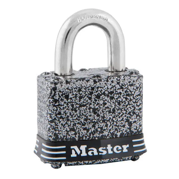Master Lock 380D Laminated Steel Padlock 1-1/2 Inch Keyed Security Lock
