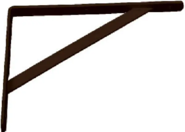 Knape & Vogt 208-BLK-300 Ultimate L-Bracket 300MM 208-Series Knape u0026 Vogt