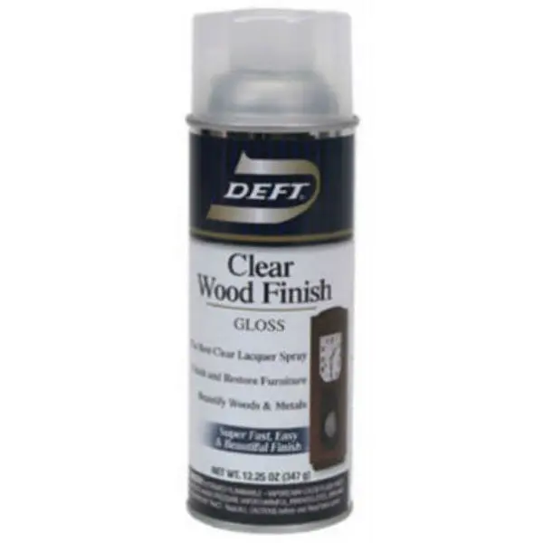 Deft DFT010S/54 Clear Wood Finish Lacquer Spray 13 Oz Gloss