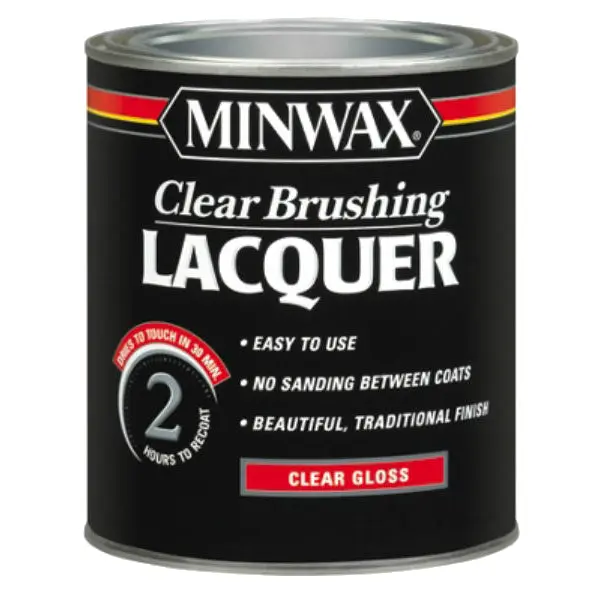 Minwax 15500 Clear Brushing Lacquer 1-Qt Clear Gloss
