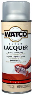 Watco 63081 11.25-Ounce Clear Gloss Lacquer Wood Finish Aerosol