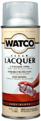 Watco 63181 11.25 Oz Semi-Gloss Clear Lacquer Wood Finish