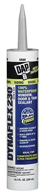 Dap Dynaflex 230 Premium Elastomeric Latex Sealant 10.1 Oz White Windows and Doors