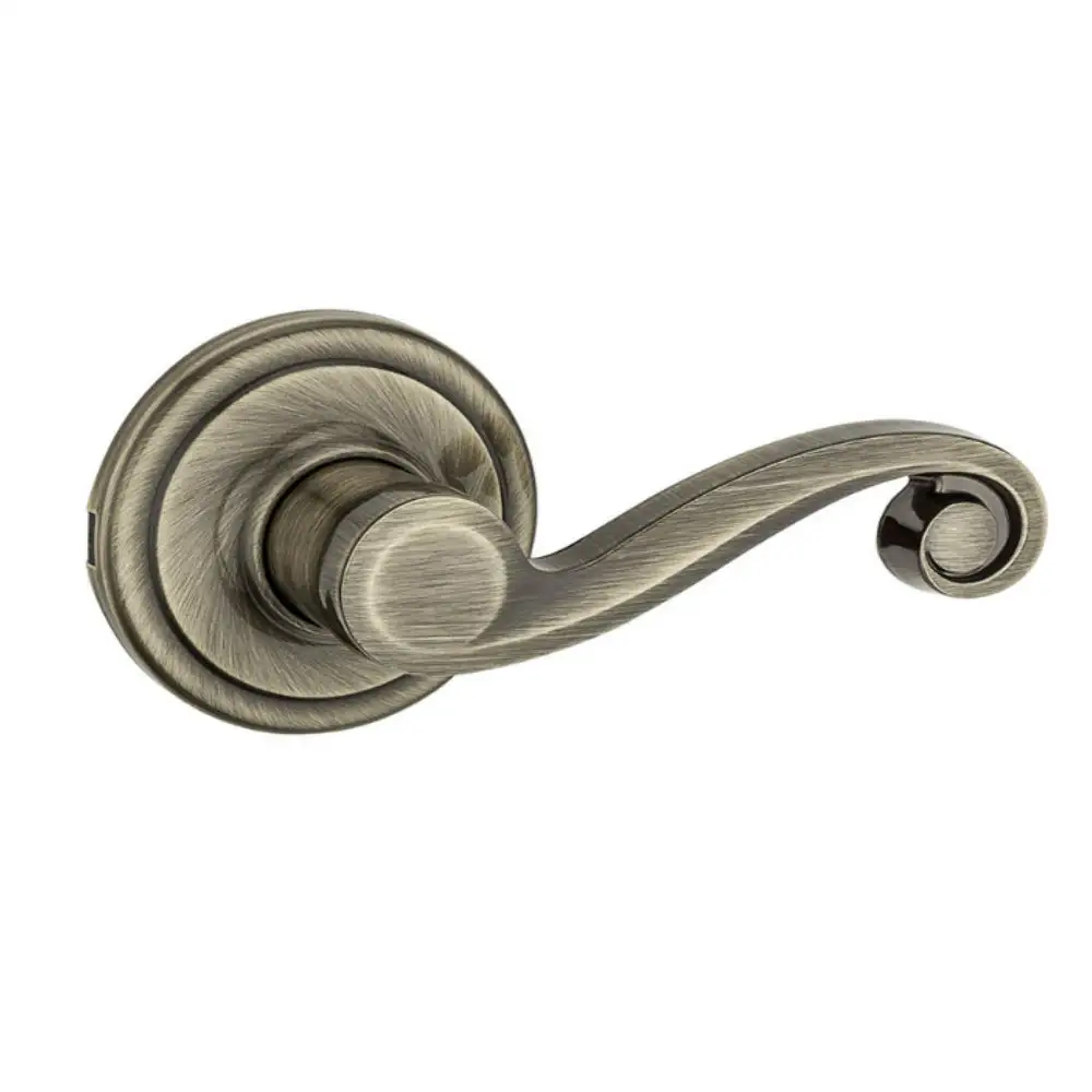 Kwikset 720LL 15A Lido Passage Lever Antique Nickel - Best Home Hardware Tools Store