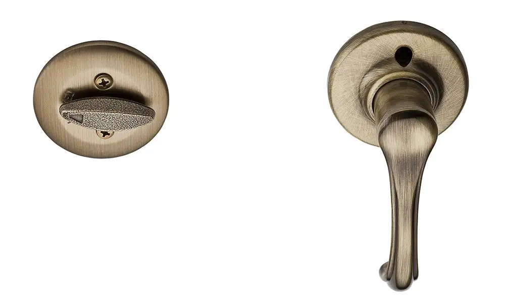 Ladera Left Handed Lever - Construction Hardware Kwikset