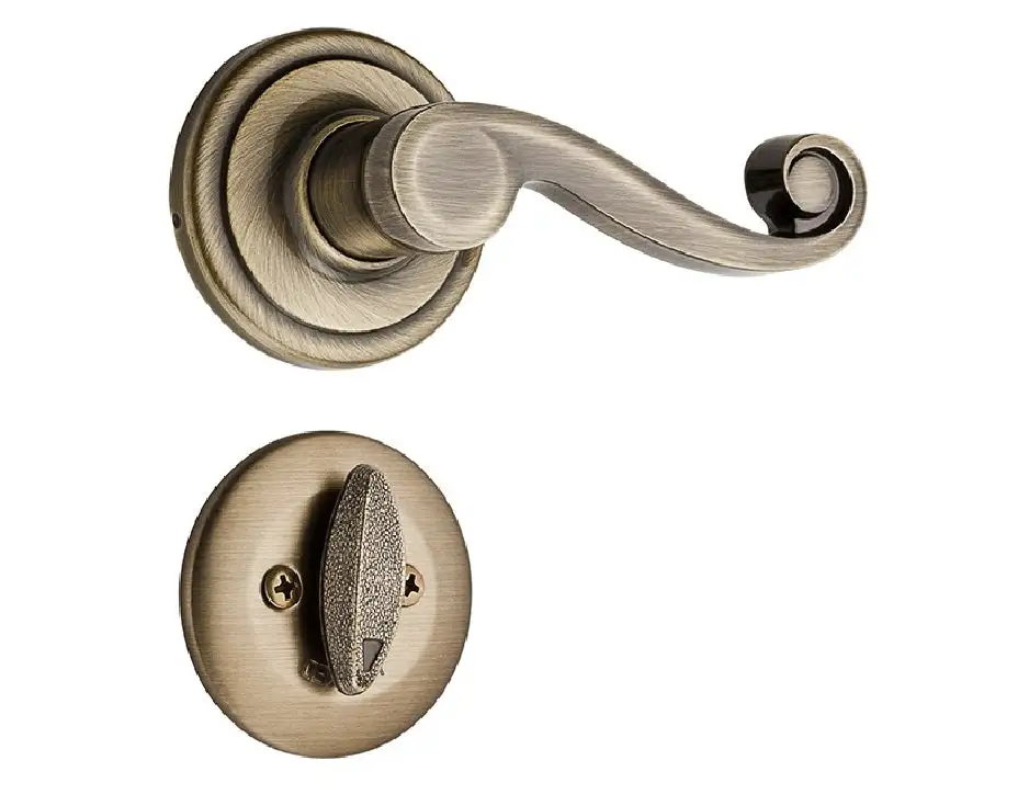 Lido Left-Handed Lever - Construction Hardware Supplies Kwikset