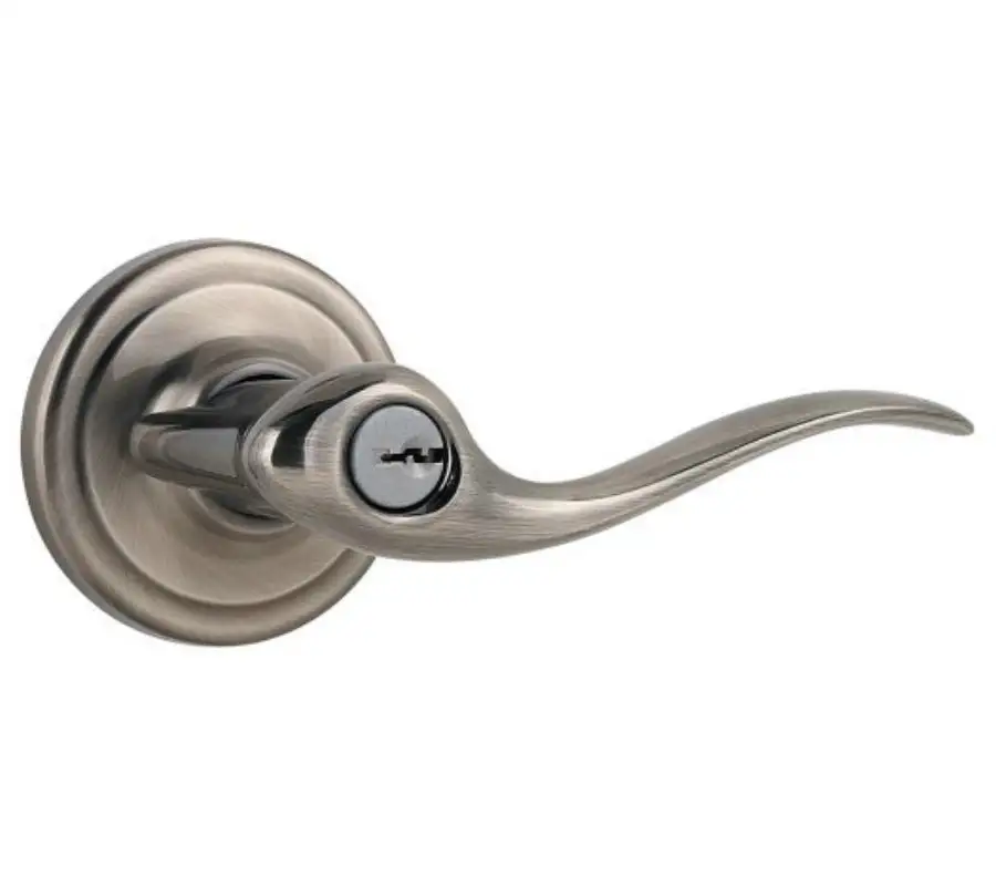 Tustin Vestibule Door Lever - Durable Home Hardware Builders Kwikset