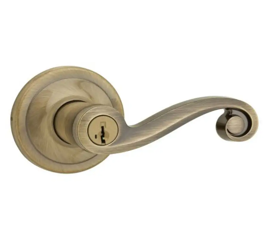 Tustin Vestibule Door Lever - Heavy Duty Hardware Tools Store Kwikset