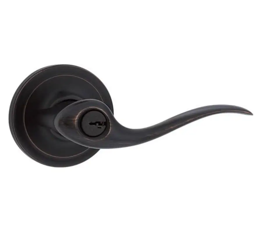 Tustin Vestibule Door Lever - Premium Building Hardware Equipment Kwikset