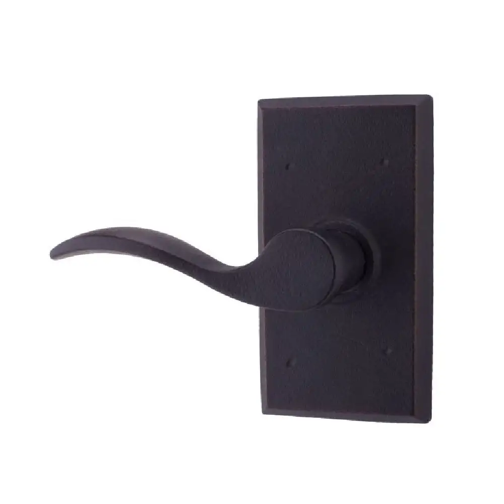 Weslock L7310H2H2SL20 Left Hand Carlow Square Privacy Door Lever Black