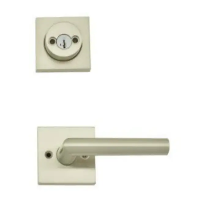 Milan Double Cylinder Interior Leverset - Best Home Hardware Equipment Store Kwikset