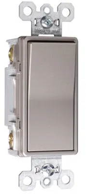 Pass & Seymour 4-Way Premium Decorator Switch 15A Nickel Finish Pass u0026 Seymour